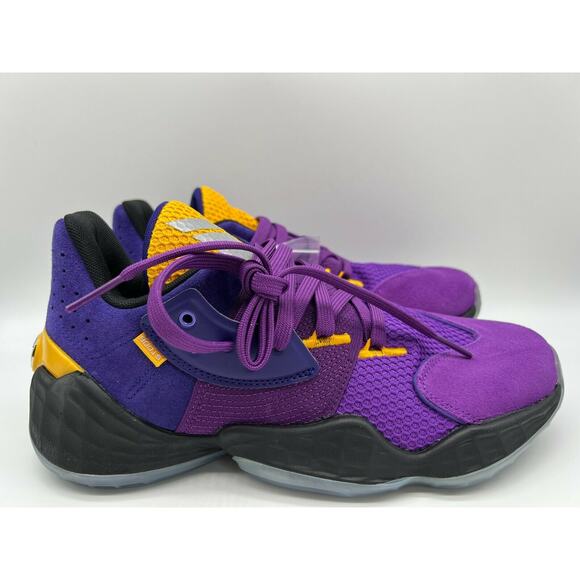 Adidas Harden Vol. 4 Su Casa Mi Casa Los Angeles Lakers Men’s FW7406 Size 7.5 - Picture 1 of 12